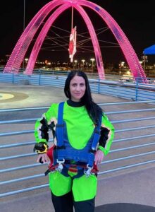 Lusine Akoyan Skydiving off the Stratosphere